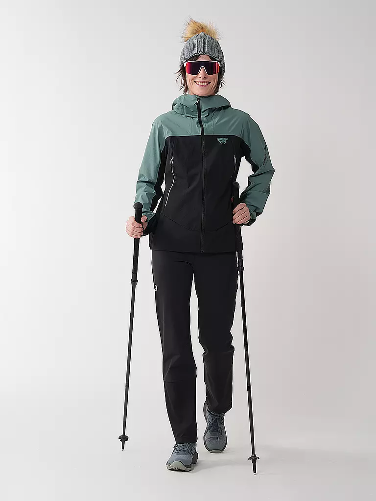 DYNAFIT | Giacca softshell da scialpinismo da donna Ridge DST Hoodie | Nero