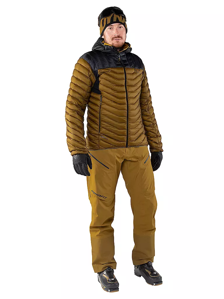 DYNAFIT | Herren Isojacke Ridge Ultralight Down Hoodie | Senape