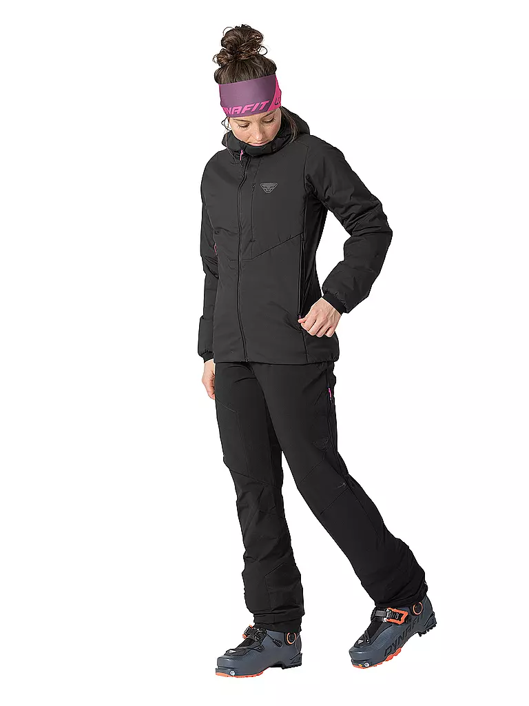 DYNAFIT | Isogiacca da donna Blacklight Primaloft® con cappuccio | Nero