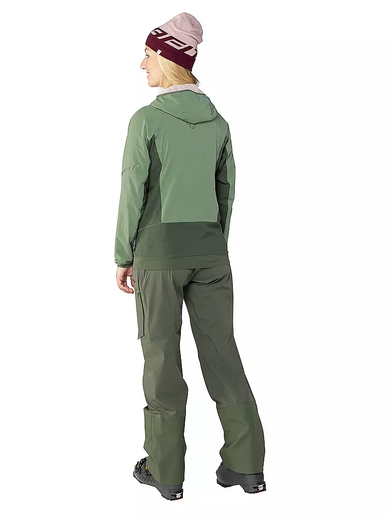 DYNAFIT | Isogiacca da donna Tigard Alpha Direct con cappuccio | Oliva