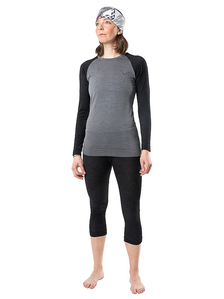 DYNAFIT | Maglia funzionale da donna Tour Light Merino | Grigio