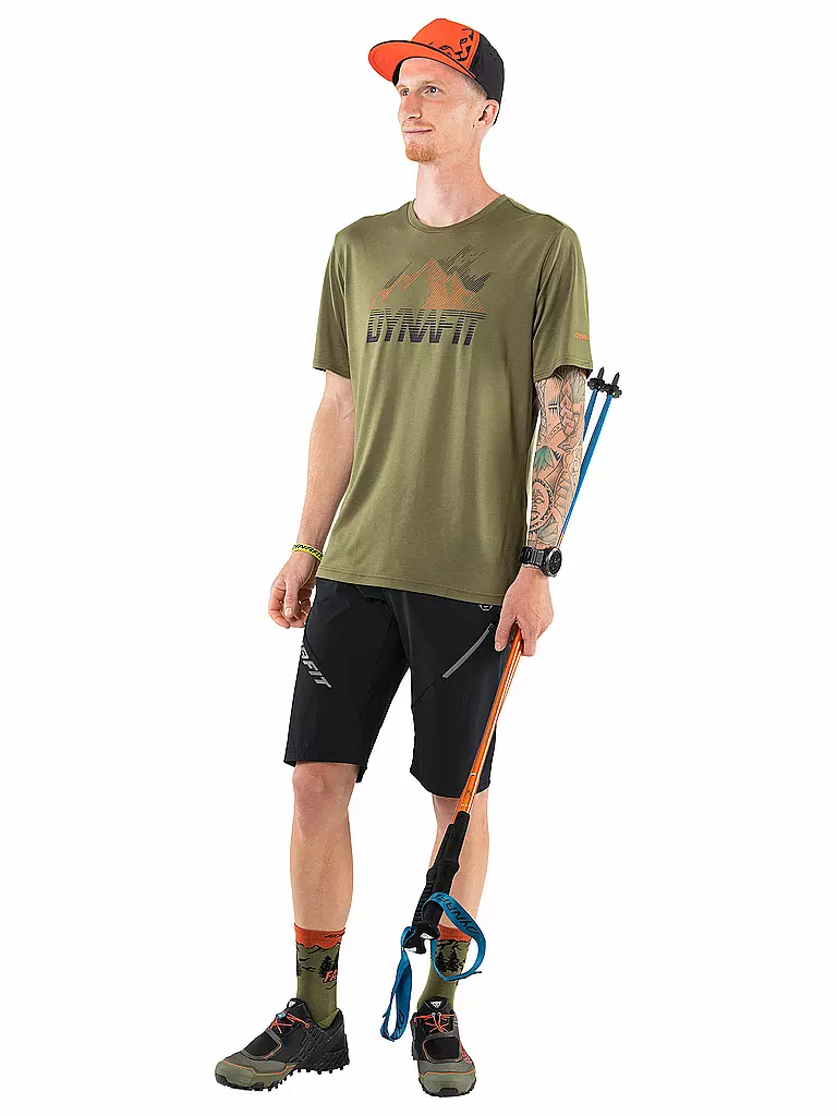DYNAFIT | Short da trekking da uomo Transalper Hybrid | Nero