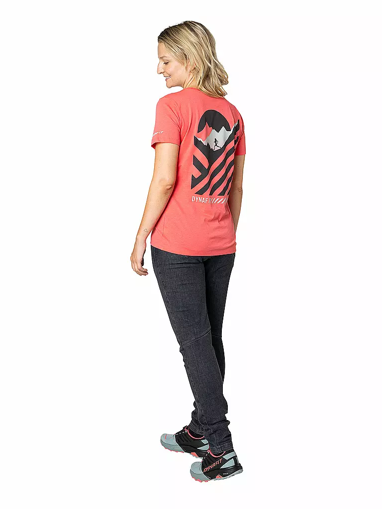 DYNAFIT | T-shirt da donna 24/7 Graphic | Corallo