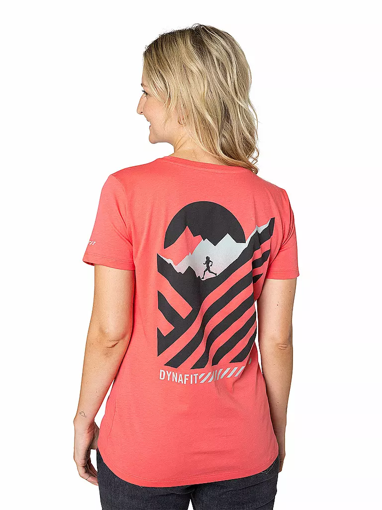 DYNAFIT | T-shirt da donna 24/7 Graphic | Corallo