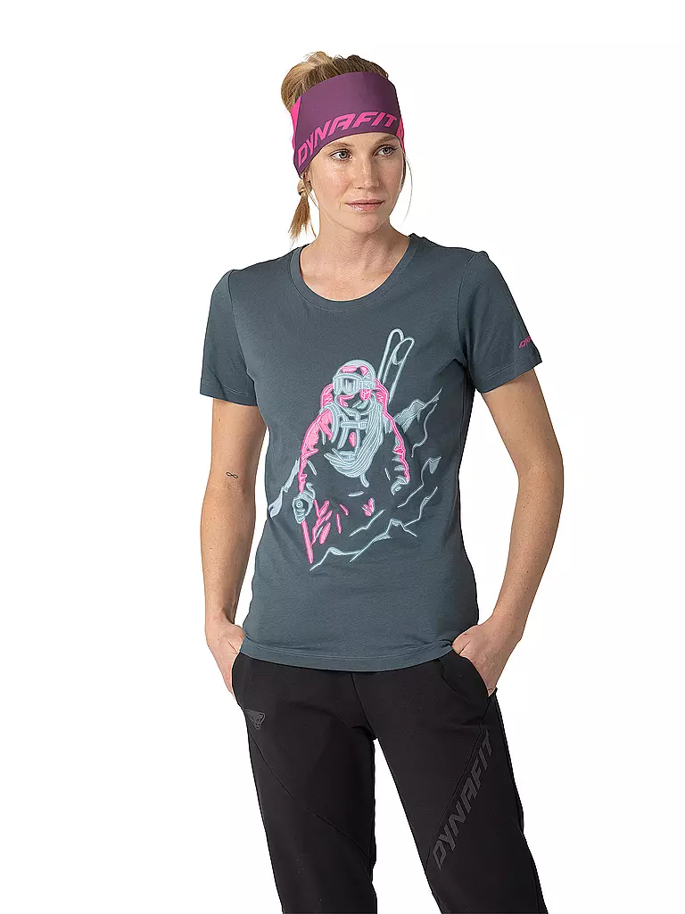DYNAFIT | T-shirt da donna Blacklight | Grigio
