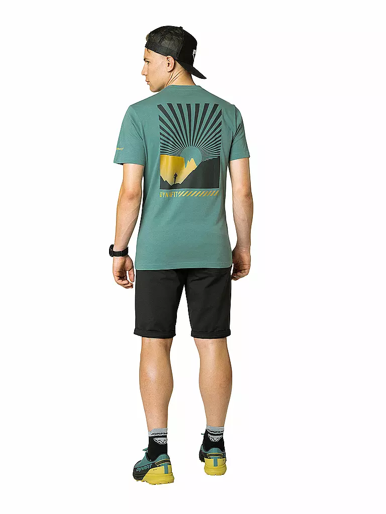 DYNAFIT | T-shirt da uomo 24/7 Graphic | Petrolio