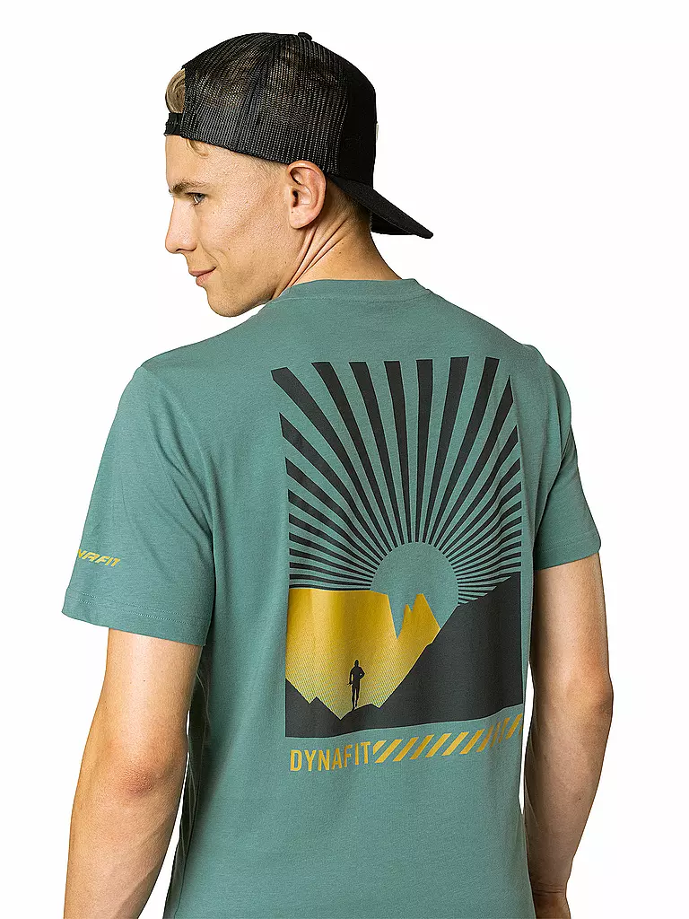 DYNAFIT | T-shirt da uomo 24/7 Graphic | Petrolio