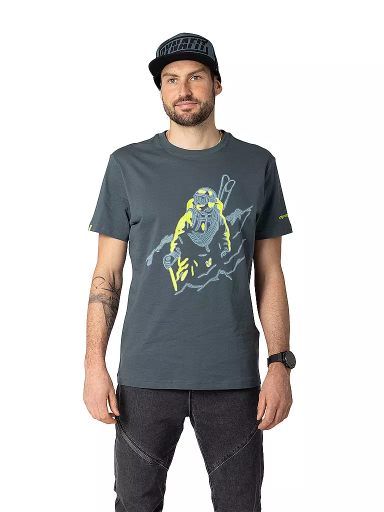 DYNAFIT | T-Shirt da uomo Blacklight | Grigio