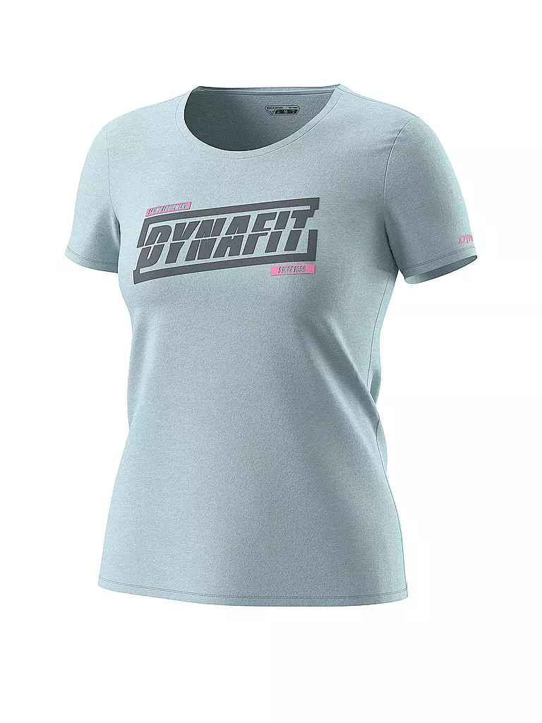 DYNAFIT | Tourenshirt Graphic da donna | Blu chiaro