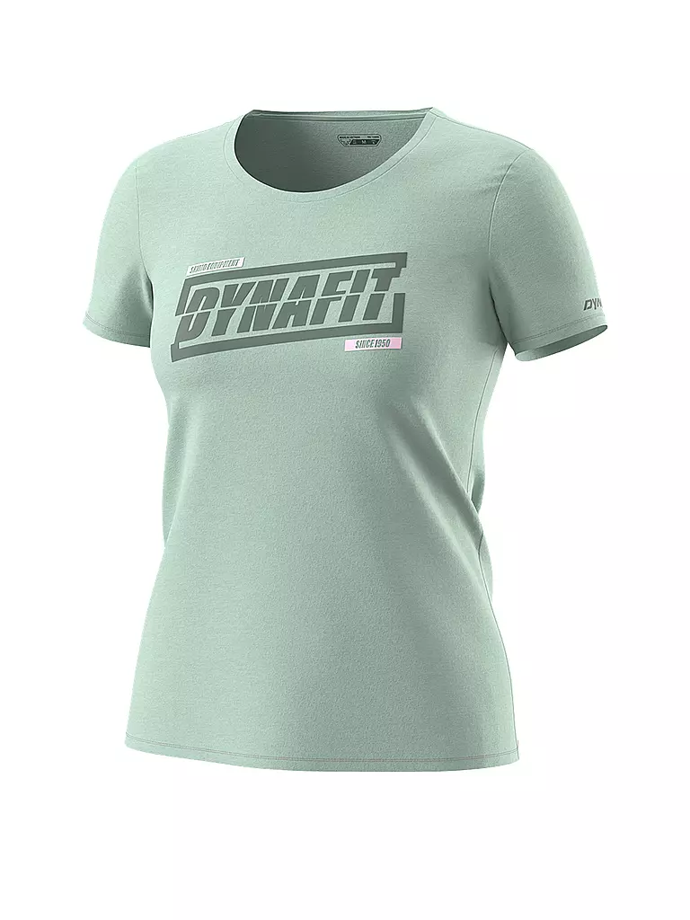 DYNAFIT | Touring Shirt Graphic da donna | Verde chiaro