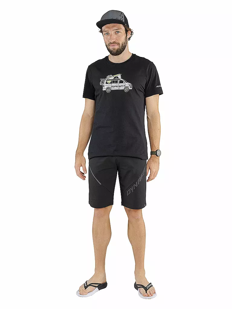 DYNAFIT | Touring Shirt Graphic da uomo | Nero