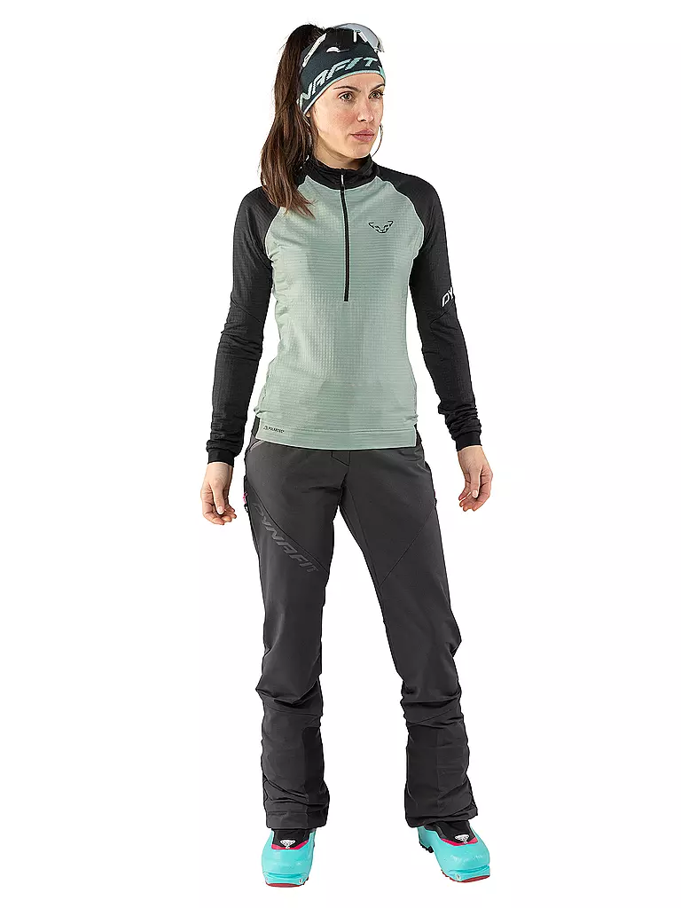 DYNAFIT | Zipshirt da donna da turismo Speed Polartec | Blu chiaro
