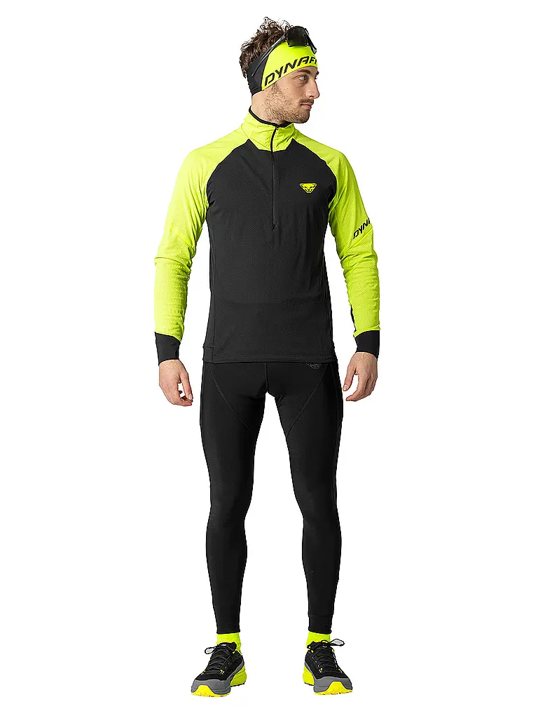 DYNAFIT | Zipshirt da uomo Alpine per lo sci alpinismo | Giallo