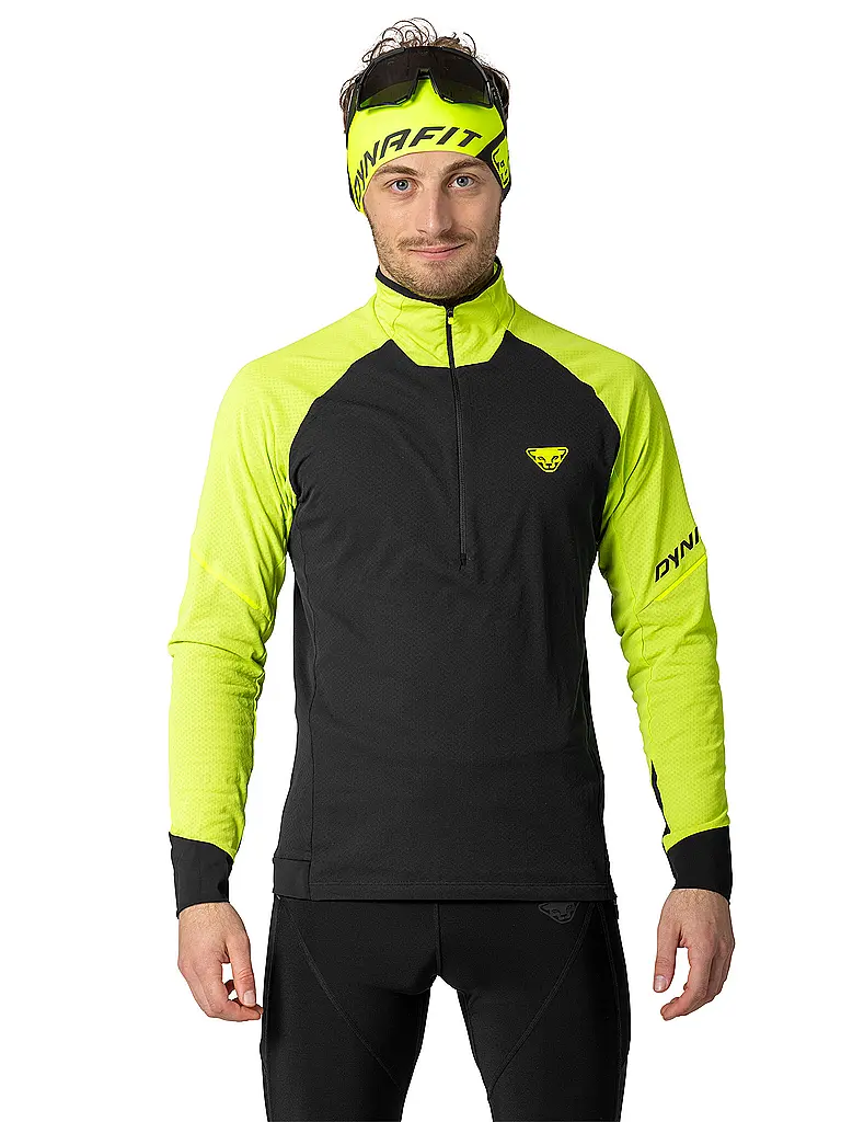 DYNAFIT | Zipshirt da uomo Alpine per lo sci alpinismo | Giallo