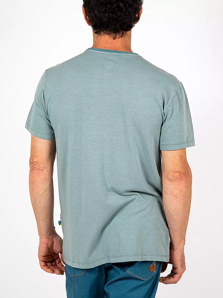 E9 |  Herren Klettershirt Things  | Verde scuro