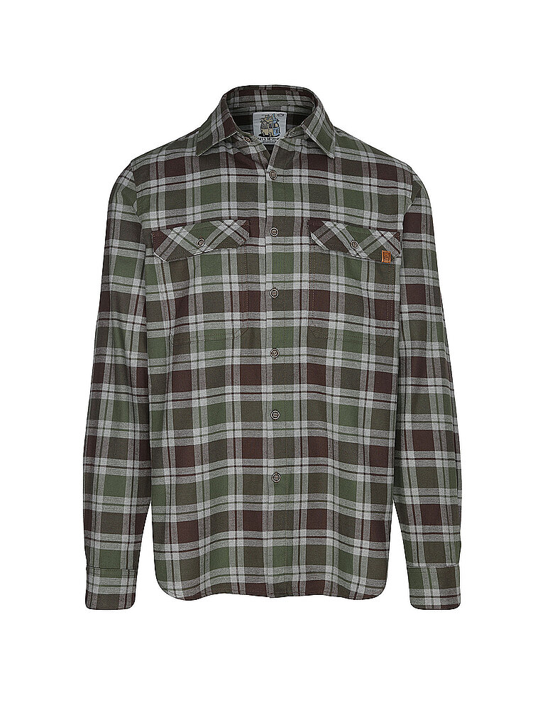 Camicia da arrampicata da uomo Peppino verde scuro L