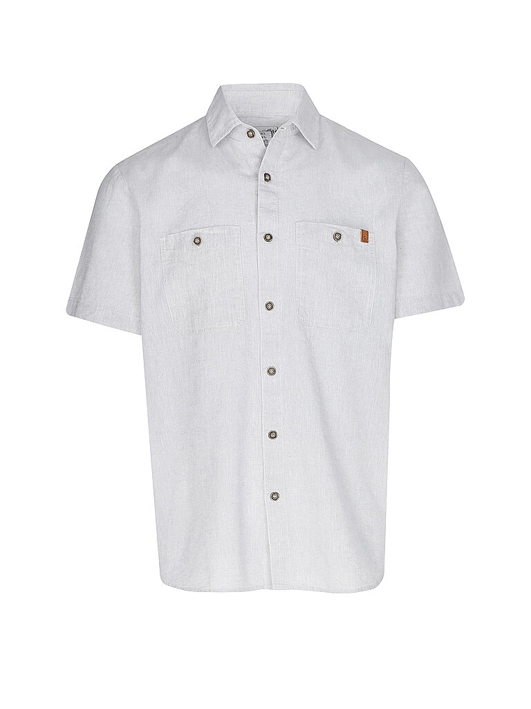 Camicia da arrampicata da uomo Kiwi in lino grigio chiaro XL