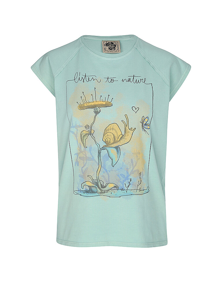 Maglietta da arrampicata da donna Snail verde chiaro S