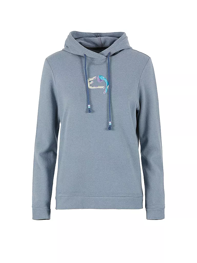 E9 | Damen Kletterhoodie Elvira | Blu chiaro