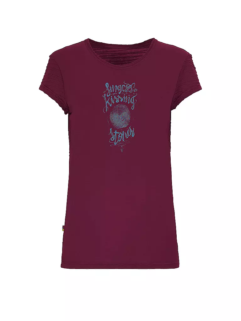 E9 | Damen Klettershirt Kiss 2.4 | Rosso scuro