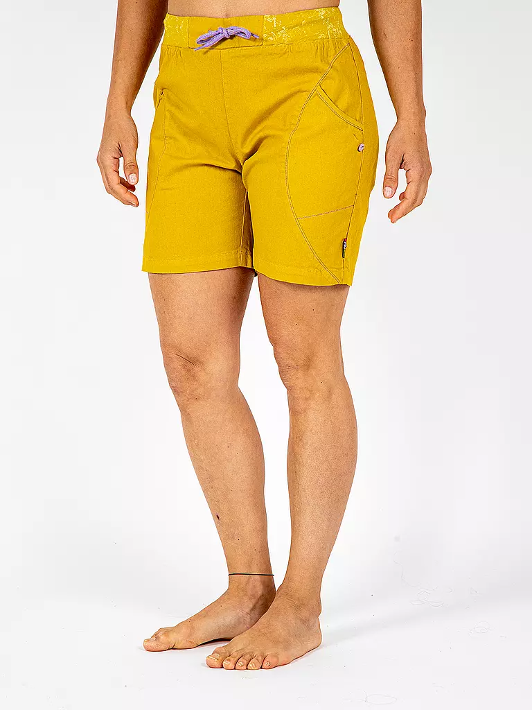 E9 | Damen Klettershort Wendy | Senape