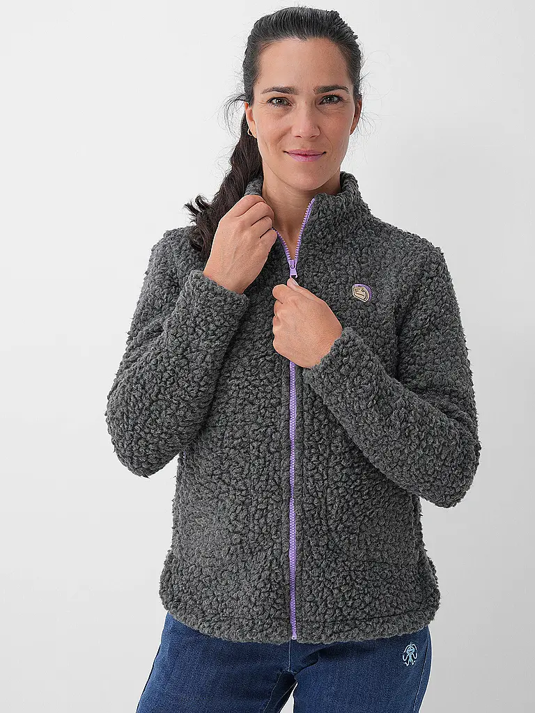 E9 | Giacca da arrampicata da donna in pile teddy Puf 2.3 |