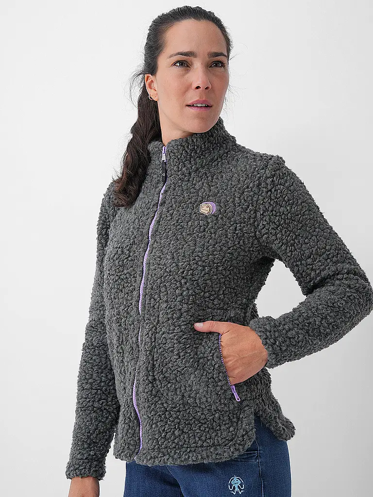E9 | Giacca da arrampicata da donna in pile teddy Puf 2.3 |