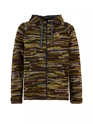 E9 | Giacca in pile da uomo Happy Woolmix con cappuccio | Marrone