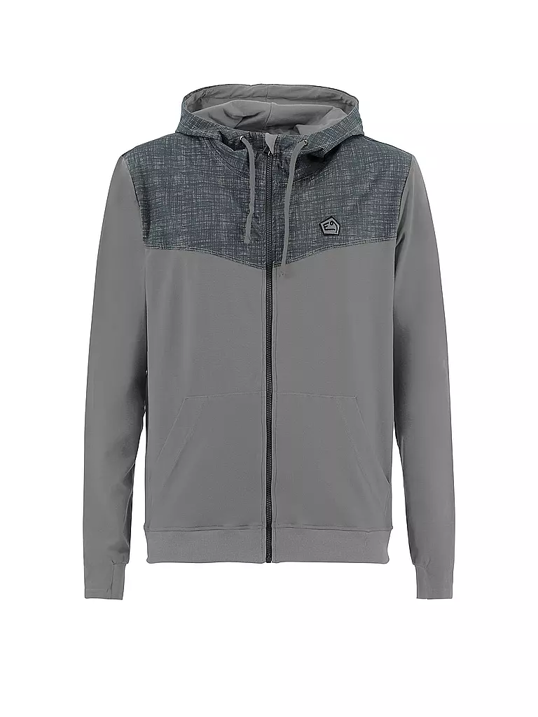 E9 | Herren Fleecejacke Vu Hoodie | Grigio