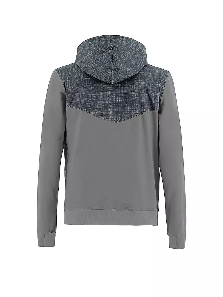 E9 | Herren Fleecejacke Vu Hoodie | Grigio