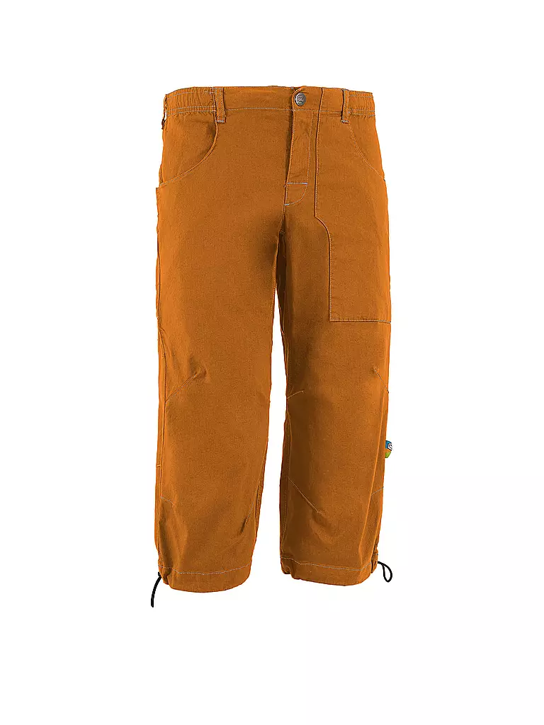 E9 | Herren Kletterhose Fuoco FLax 3/4 | Cammello