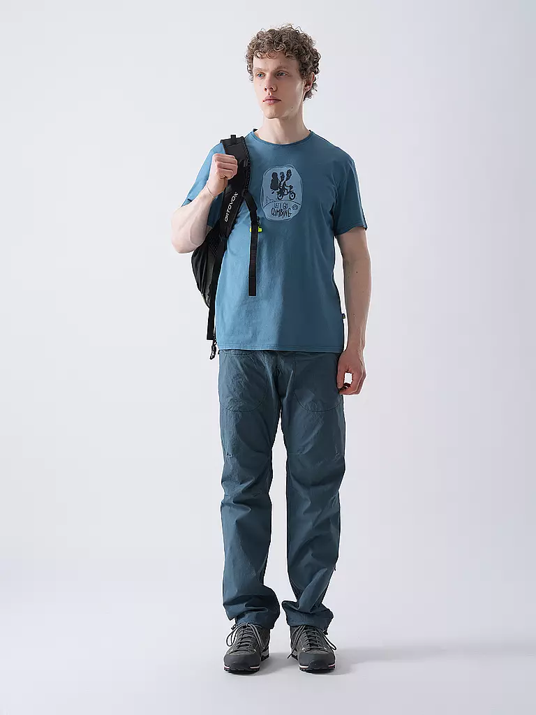 E9 | Herren Klettershirt Broom 2.4 | Petrolio