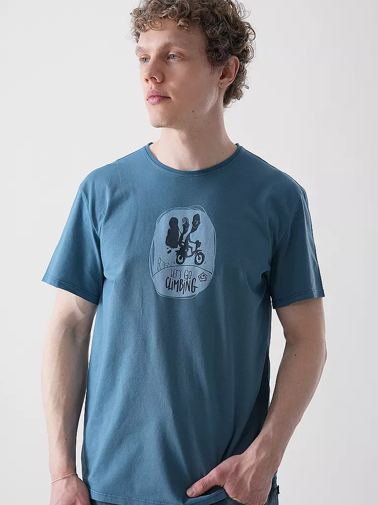 E9 | Herren Klettershirt Broom 2.4 | Petrolio