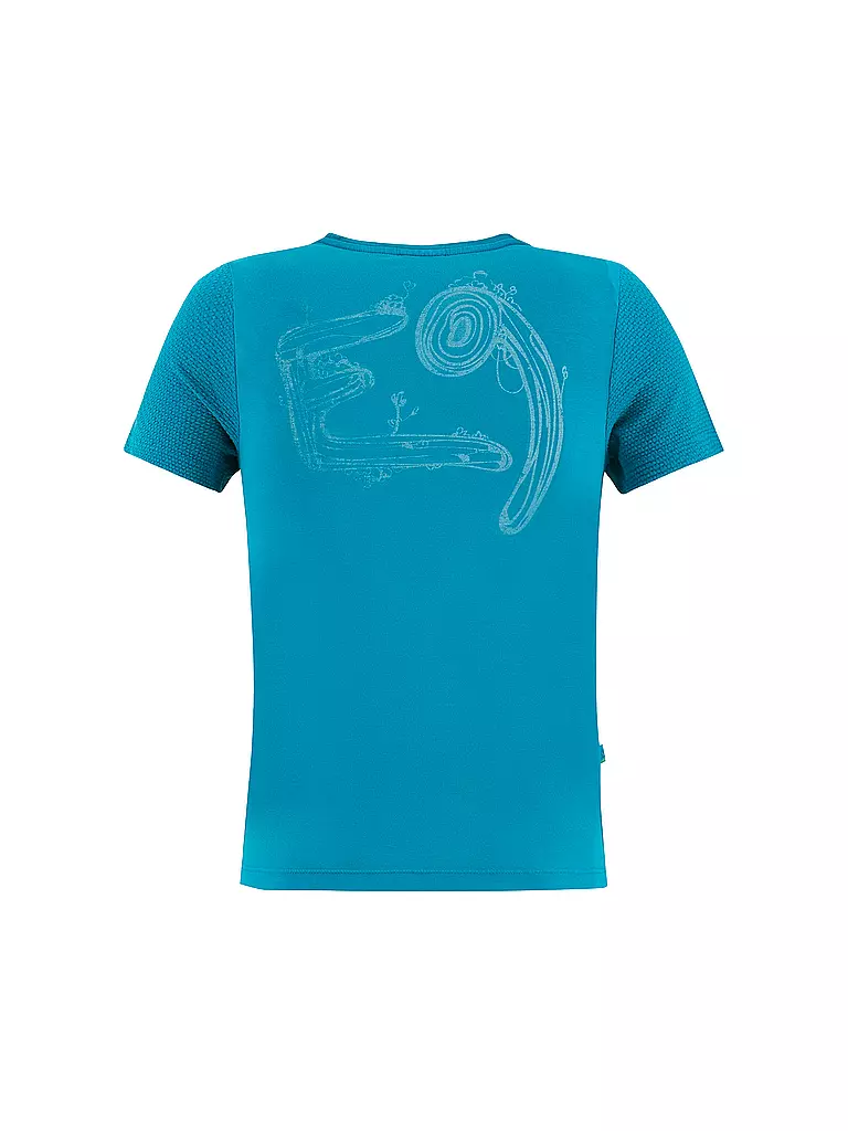 E9 | Kinder Klettershirt Awa | Turchese
