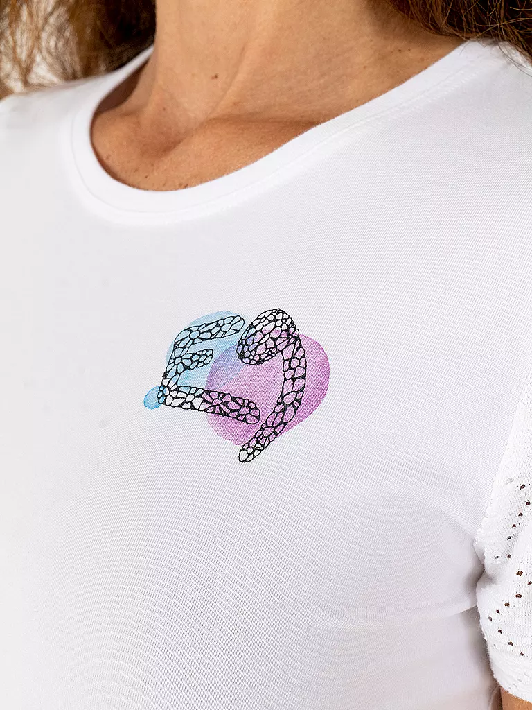 E9 | Maglietta da arrampicata da donna Light Ball | Bianco