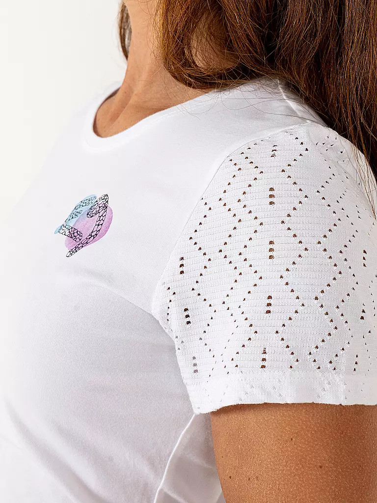 E9 | Maglietta da arrampicata da donna Light Ball | Bianco