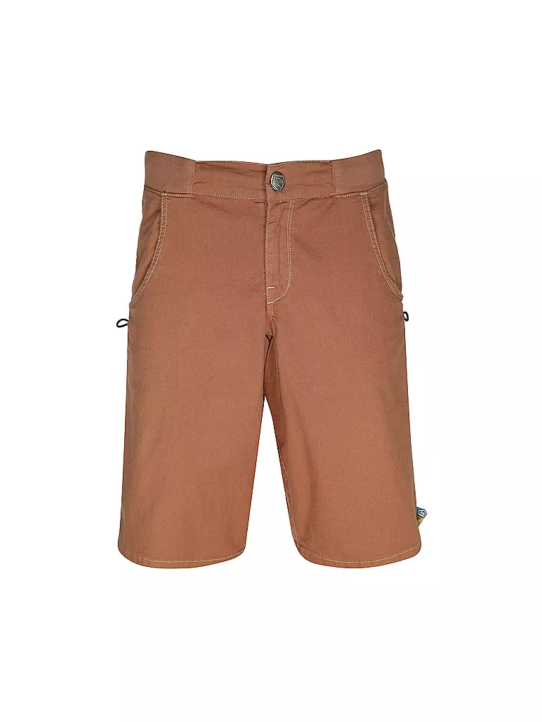 E9 | Pantaloncini da arrampicata da uomo Kroc Flax | Marrone chiaro