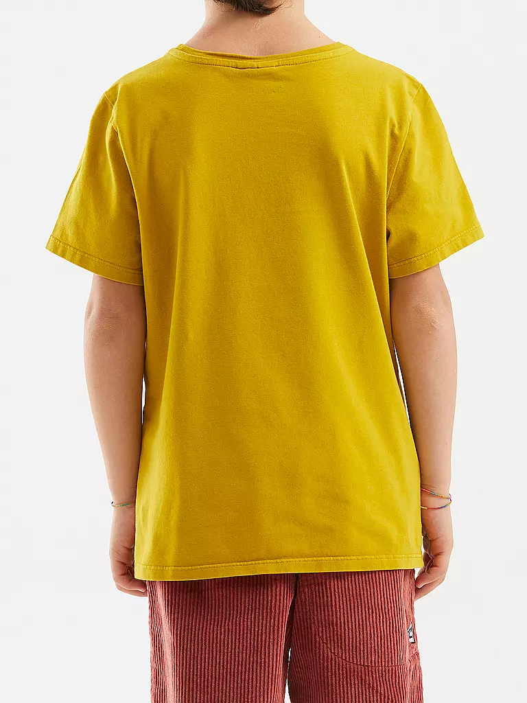 E9 | T-shirt da arrampicata per bambini B-Furgo Bus | Oro