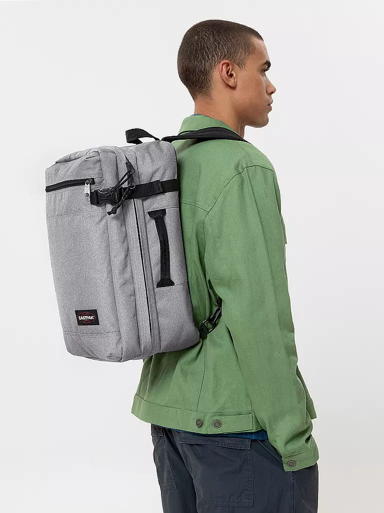 EASTPAK | Rucksack Transit'R Duffel 2-in-1 28L | Grigio chiaro