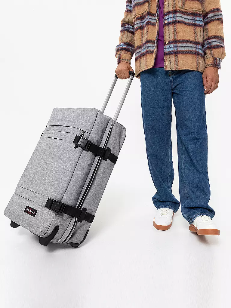 EASTPAK | Trolley da viaggio Transit'R M 71-80L | Grigio chiaro