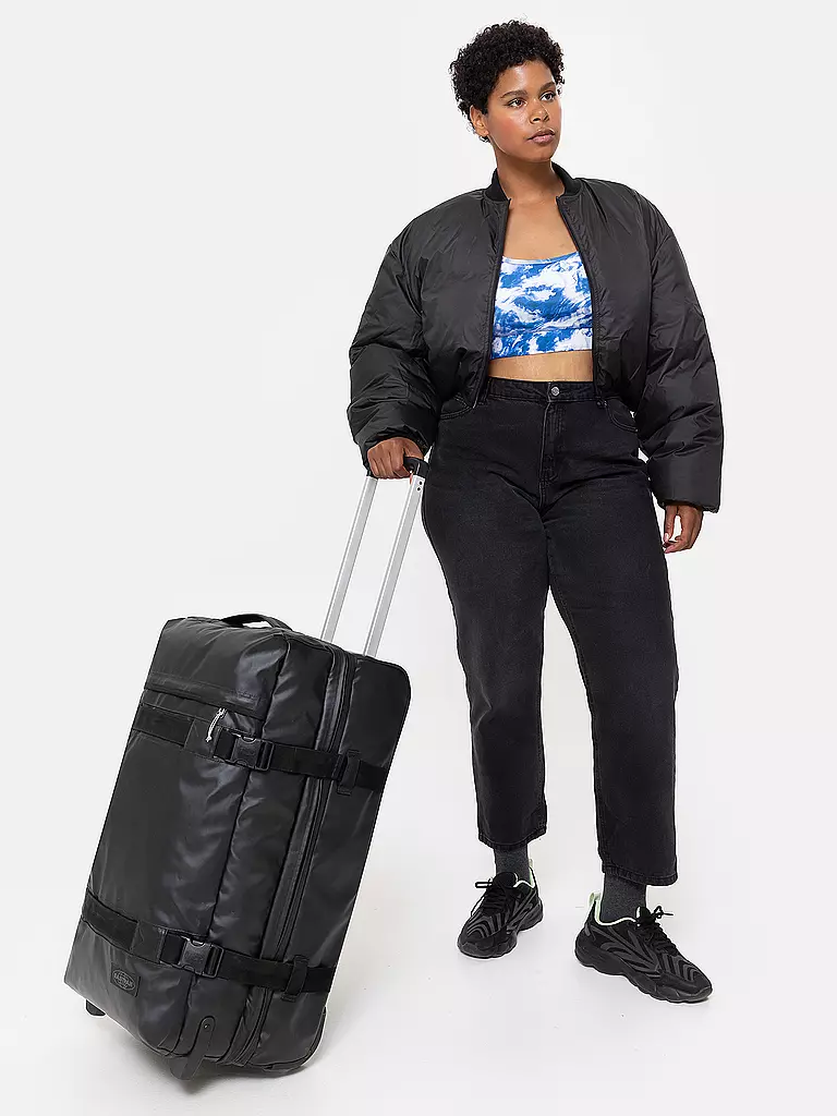 EASTPAK | Trolley da viaggio Transit'R M 71-80L | Nero
