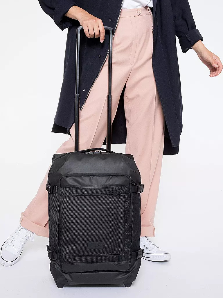 EASTPAK | Trolley da viaggio Tranverz CNNCT S Accent Grey | Nero