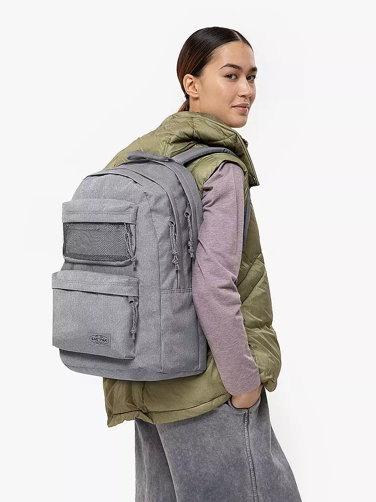 EASTPAK | Zaino Double Office 30L | Grigio chiaro
