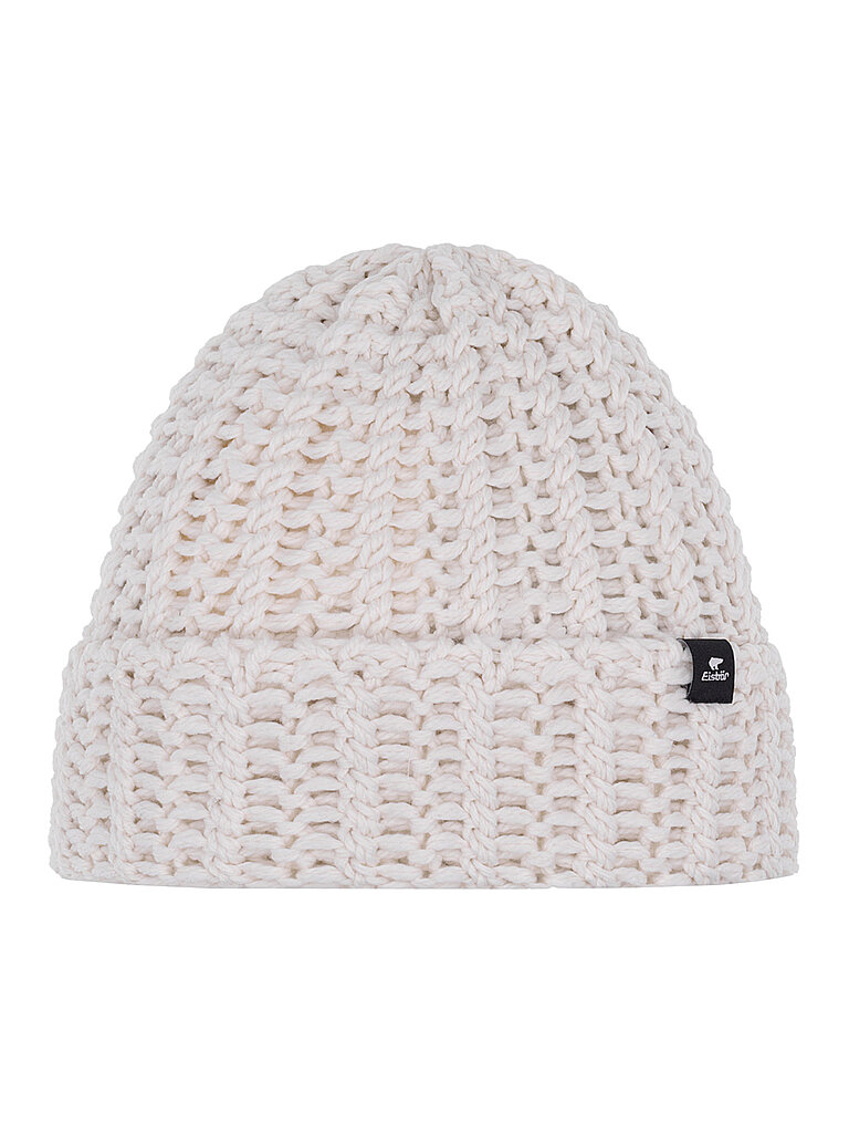 Berretto in maglia da donna Selda bianco