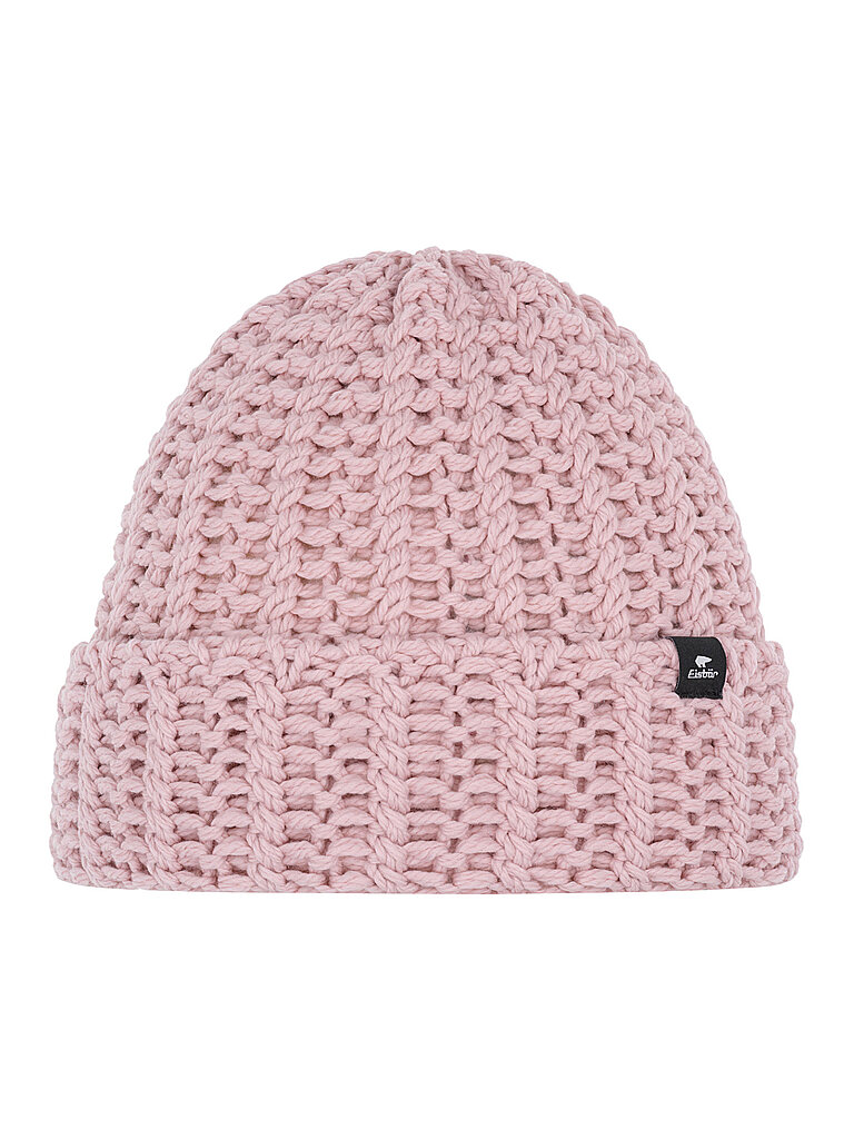 Berretto in maglia da donna Selda rosa