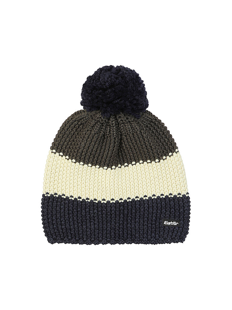 Eisbär Mütze Star Pompon oliva