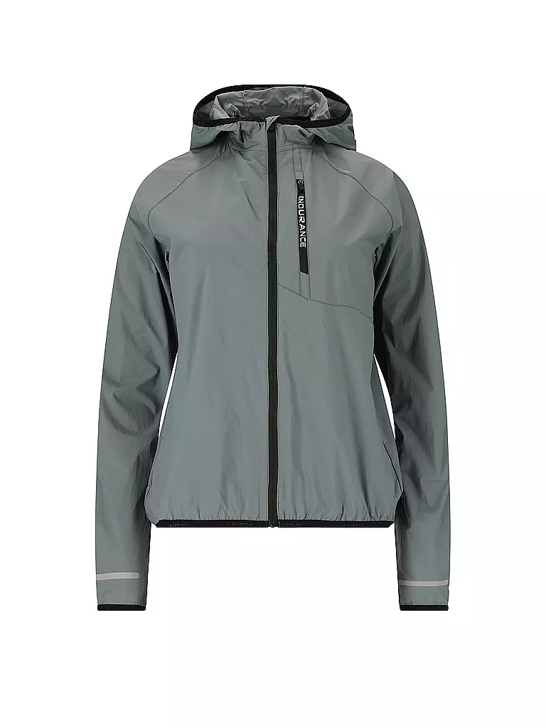 ENDURANCE | Damen Windjacke Dorit Hoodie | Grigio