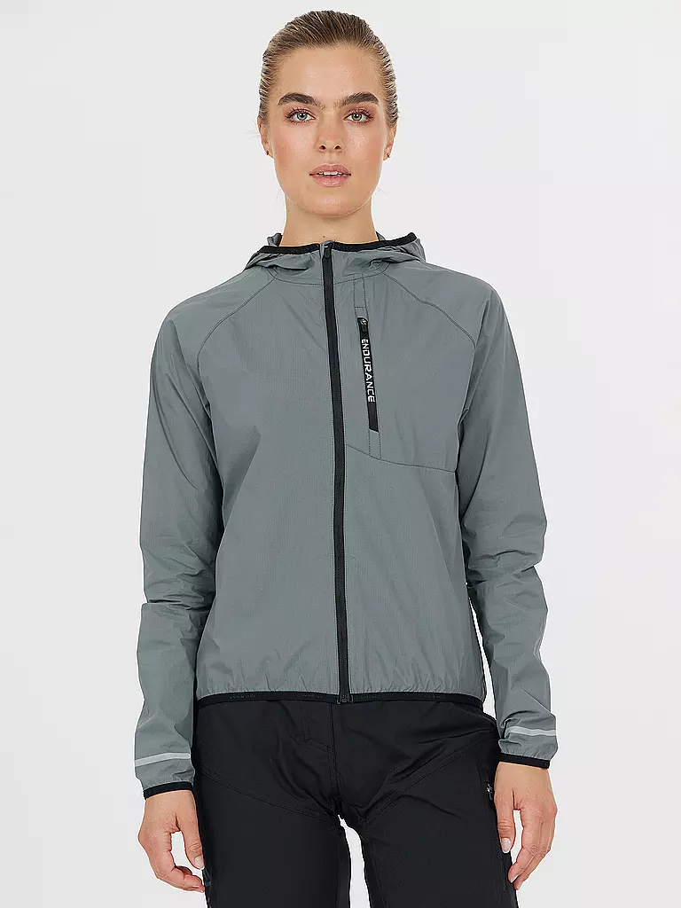 ENDURANCE | Damen Windjacke Dorit Hoodie | Grigio