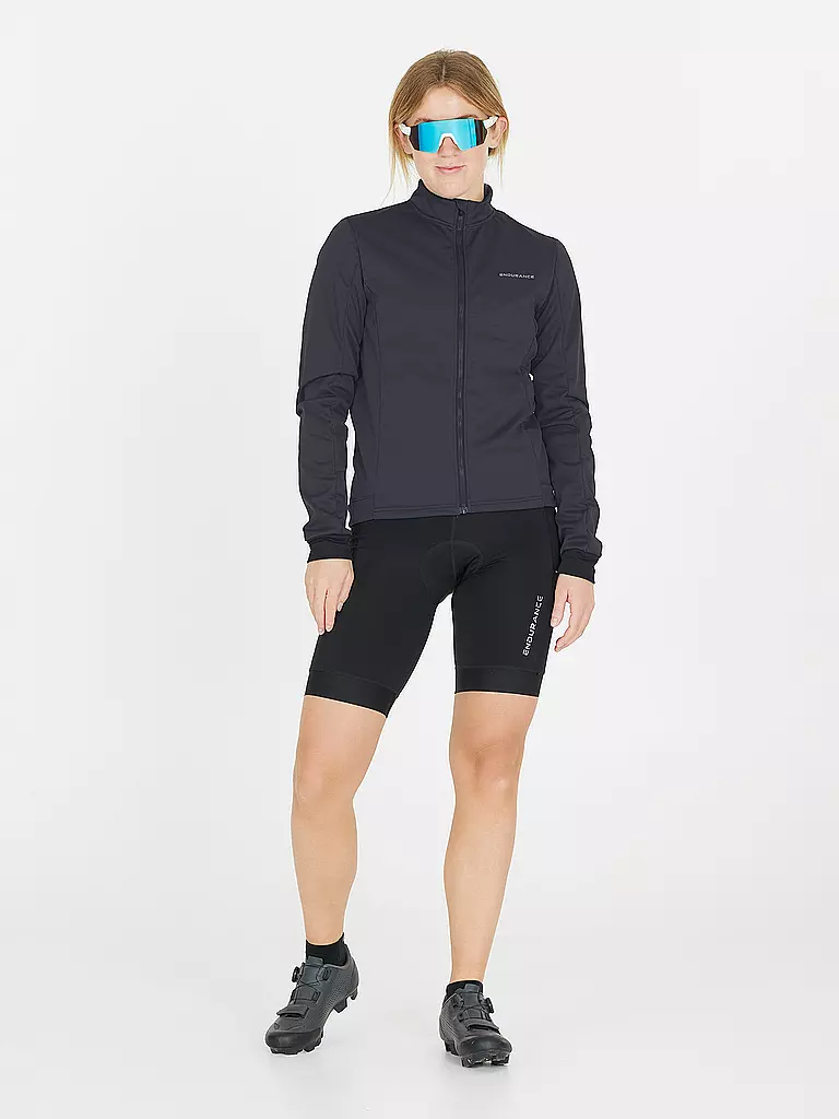 ENDURANCE | Giacca da ciclismo invernale da donna Titan Windblock Thermal | Blu scuro