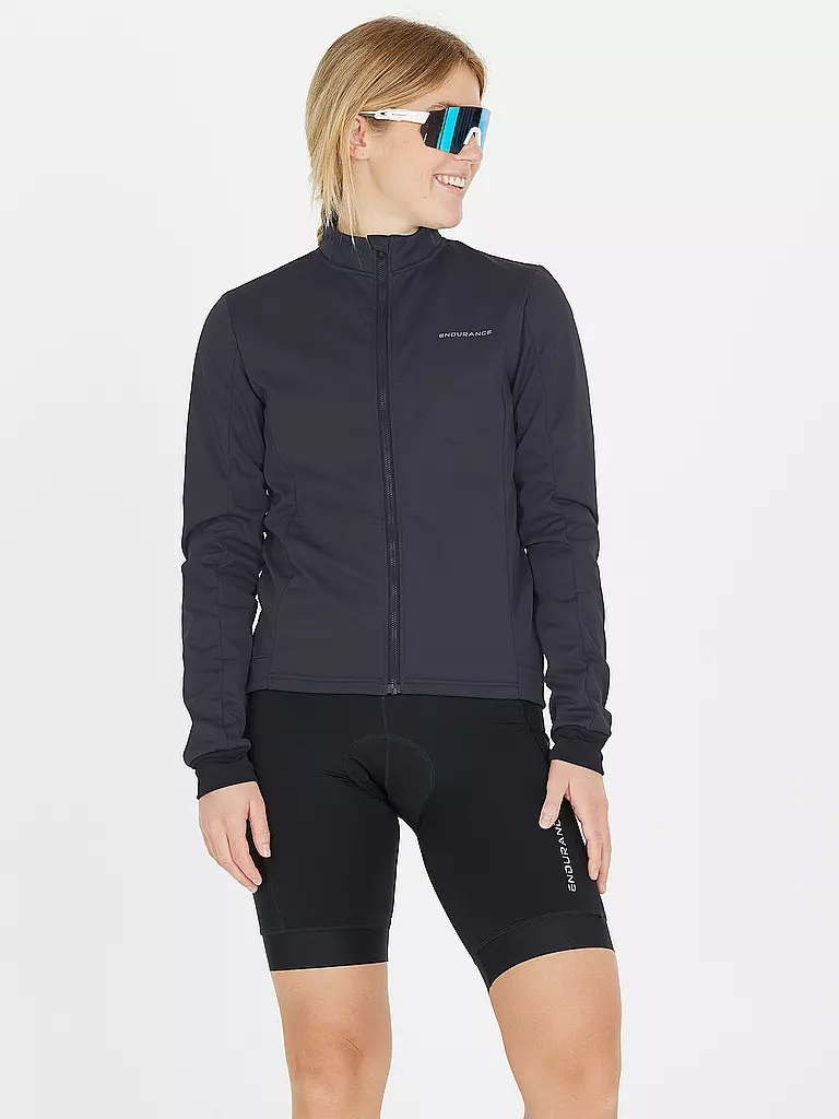 ENDURANCE | Giacca da ciclismo invernale da donna Titan Windblock Thermal | Blu scuro